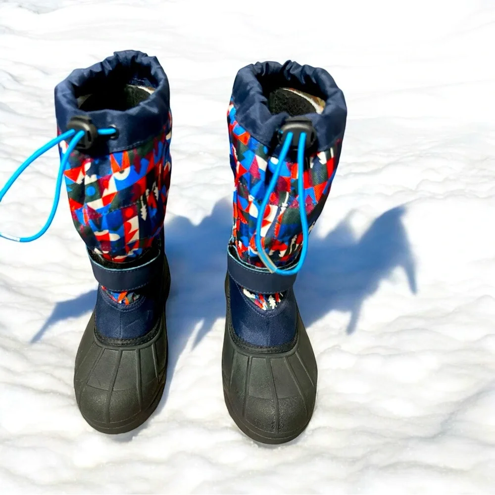 Columbia youth Powderbug‎ Plus Il Print Snow Boot-Girls Size 5